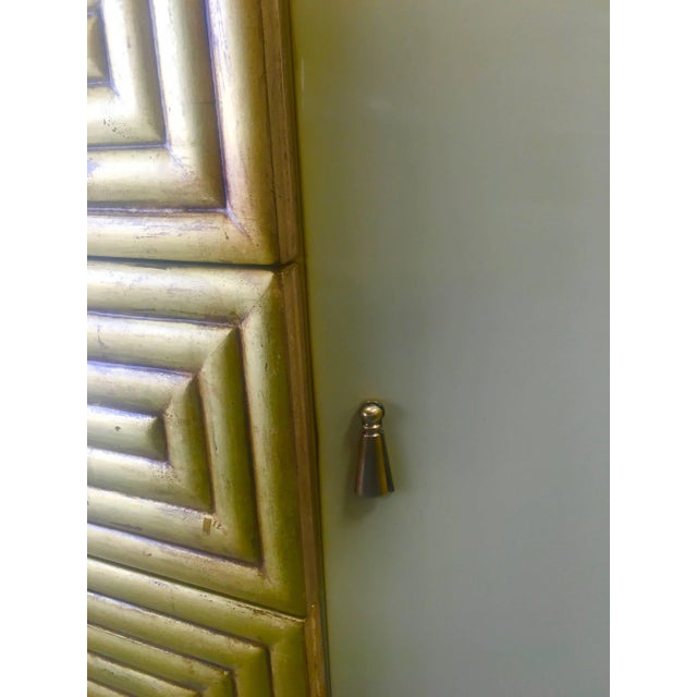 Paint Cream Lacquer Buffet by Johann Tapp for Gumps, Circa 1940 For Sale - Image 7 of 11