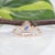 Blue Aaa Tanzanite Ring With Earth-Mined Diamond Accents: Solid 14k Gold, 7x5mm, Size 6.75 For Sale - Image 8 of 9