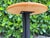 Vintage Sculptural Four-Prong Drink Table in Hardwood and Black Metal For Sale In Naples, FL - Image 6 of 12