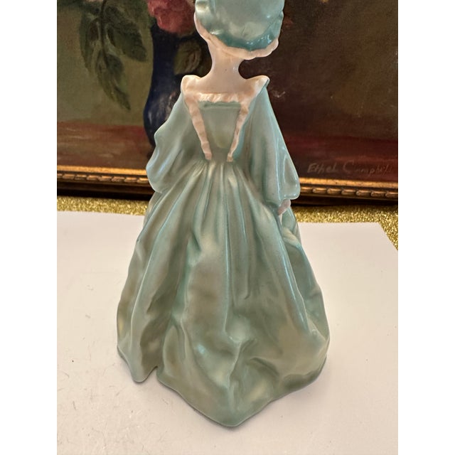 Vintage Royal Worcester “Grandmother Dress” Porcelain Figurine #3081 Designed by F.G.Doughty For Sale - Image 9 of 12