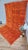 Terracotta Orange Carved Wool Moroccan Beni Mrirt Rug For Sale - Image 12 of 15