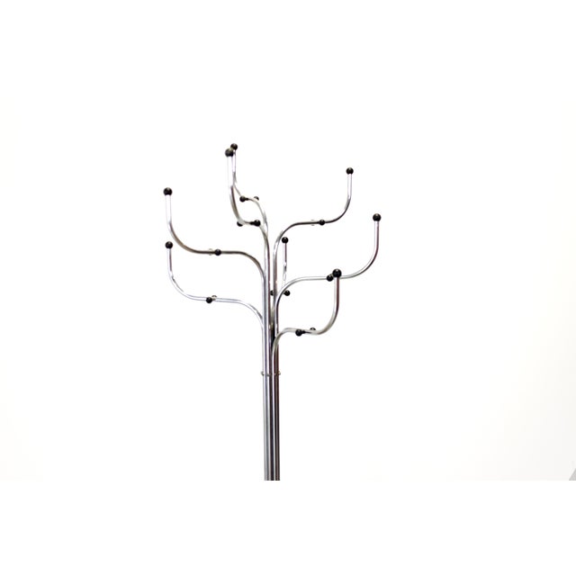 Mid-Century Modern 1960s Fritz Hansen Chrome Coat Tree Designed by Sidse Verner For Sale - Image 3 of 3