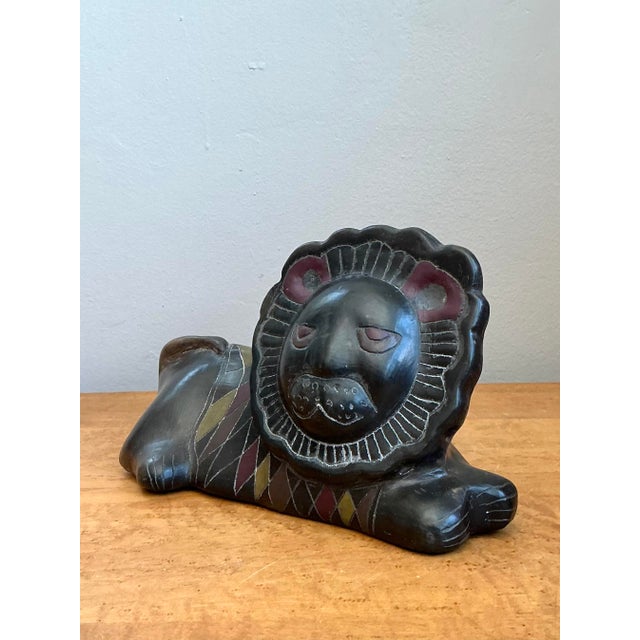 Vintage Original Pottery Lion For Sale In West Palm - Image 6 of 12
