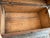 Wood Antique Wood and Iron-Bound Travel Trunk - Rustic Storage For Sale - Image 7 of 11