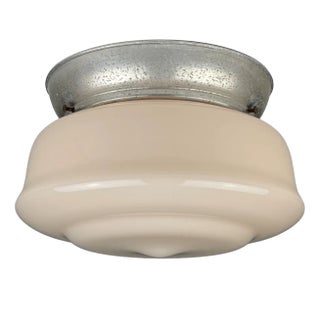 Vintage Pink Glass Ceiling Lamp, Italy, 1950s For Sale