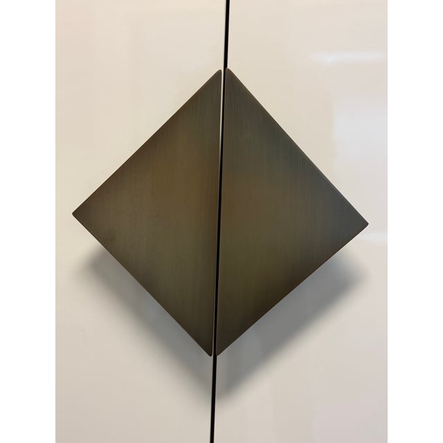 White Cb2 Astoria Wardrobe For Sale - Image 8 of 12