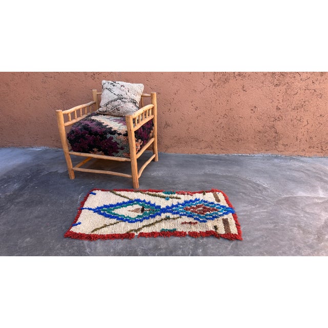 Tribal Moroccan Rug - 2'0" X 4'2" Ft For Sale - Image 9 of 9