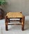 Rustic Chic Mid 20th-Century Hickory Wood & Handwoven Double Twill Plaited Cane Bench For Sale - Image 17 of 18
