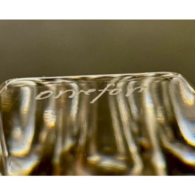 Late 20th Century Orrefors Sweden Tulip Lead Crystal Vase For Sale - Image 10 of 12