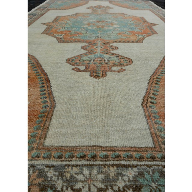 Early 21st Century Turkish Vintage Rug 4'7" x 7'8" #17955 For Sale - Image 5 of 8