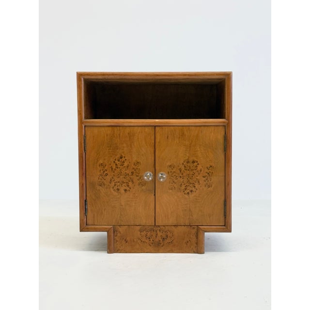 1950s Vintage Art Deco Bedside Tables with Root Wood, 1950s, Set of 2 For Sale - Image 5 of 12