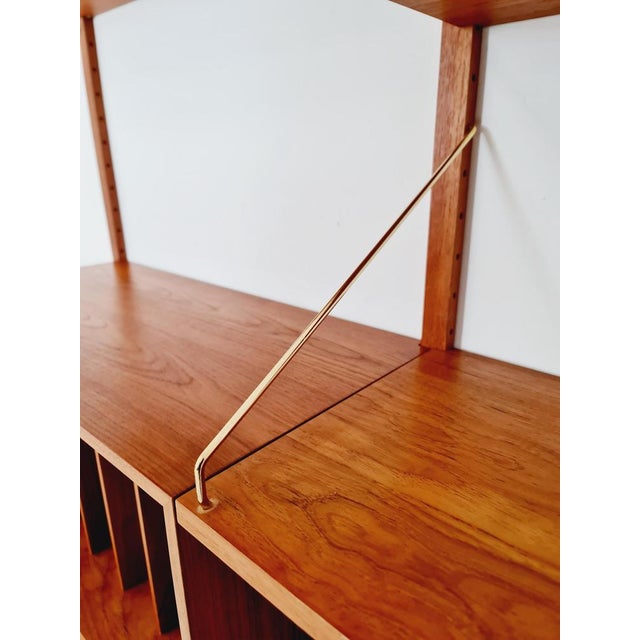 Mid-Century Modern Danish Teak Wall Unit by Poul Cadovius for Cado, 1960s For Sale - Image 9 of 11