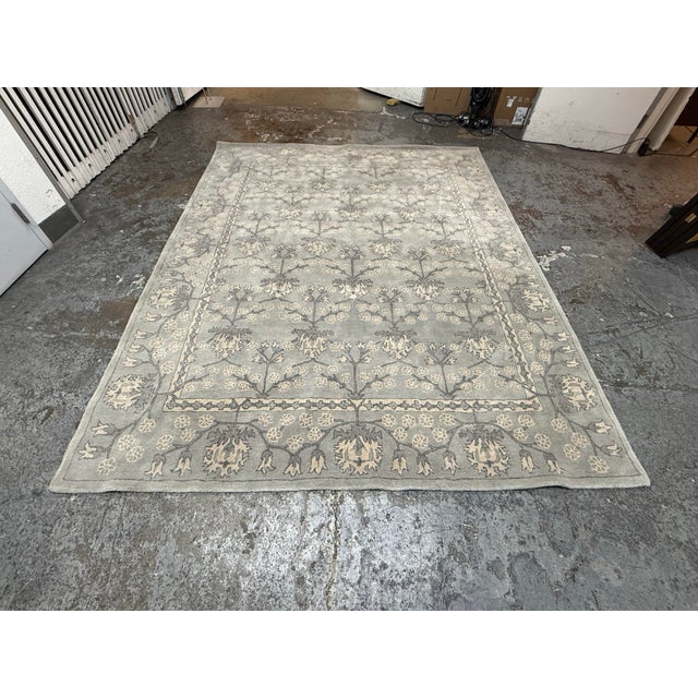 Textile 8ft X 10ft Pottery Barn Kennedy Area Rug, Blue Multi For Sale - Image 7 of 12