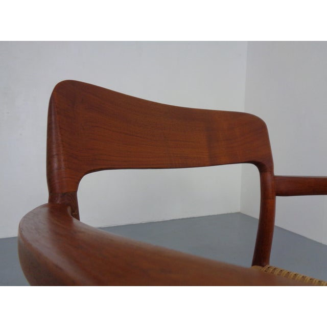 Model 56 Armchair in Teak & Papercord by Niels Otto Møller for J.L. Møllers, Denmark, 1950s For Sale - Image 18 of 18