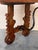 Brown 19th Century Ebonized Baroque Spanish Side Table With Lyre Legs For Sale - Image 8 of 10