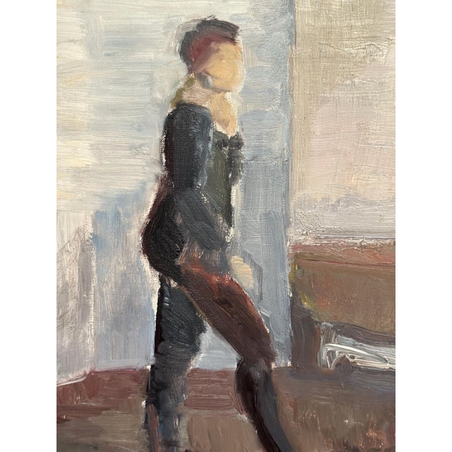 Martin Ljunggren, Dancing Model, 1956, Oil Painting on Canvas, Framed For Sale - Image 12 of 18