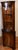 1950s Georgian Style Mahogany Inlaid Pair of Corner Display Cabinets 2 Keys For Sale - Image 15 of 17