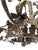 Metal Florentine Chandelier with Leaves and Flowers in Golden Iron, 1880s For Sale - Image 7 of 15