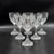 An elegant set of six vintage Arnolfo di Cambio Artica crystal wine glasses, made in Italy. The discontinued Artica...