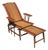French Riviera Chaise Lounge in Bamboo and Rattan, 1910 For Sale