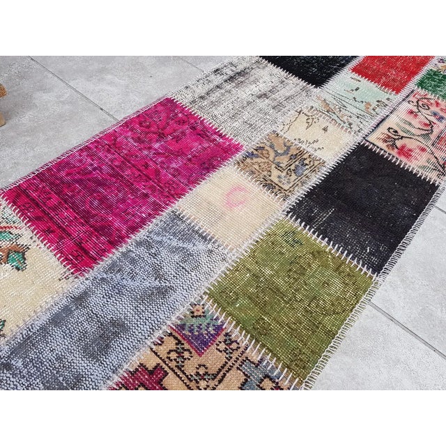 1950s Anatolian Antique Vintage Runner For Sale - Image 5 of 10