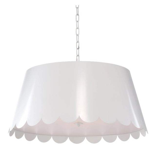 Meg Braff for Wildwood Mirasol Pendant, White, Large For Sale