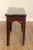 Maitland Smith Carved Mahogany Serpentine Console Table For Sale - Image 11 of 12