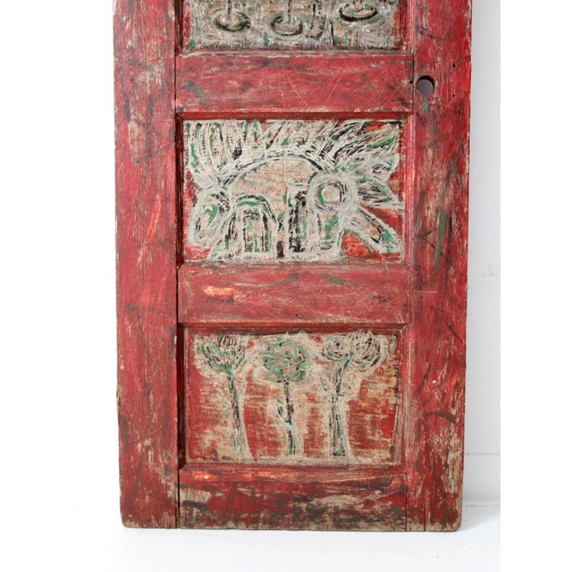 Vintage Outsider Art Door For Sale - Image 11 of 12