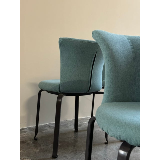 1980s Vintage Japanese Miabi Chairs by Kazuhide Takahama for B&B Italia, 1980s, Set of 4 For Sale - Image 5 of 11