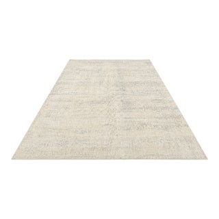 Rh Matrice Wool & Silk Rug – 10' × 14' Ivory | Hand-Knotted Wool & Silk | For Sale