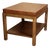 Lane Altavista Mid-Century Modern Walnut 20”x 27” Two-Tiered Side Table, Circa 1960’s For Sale