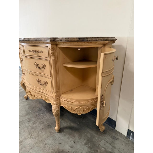 Marble Top Credenza For Sale - Image 4 of 13