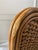 Vintage Padma’s Plantation Armchairs Woven Rattan With Sherpa Upholstery, Set of Four For Sale - Image 16 of 17