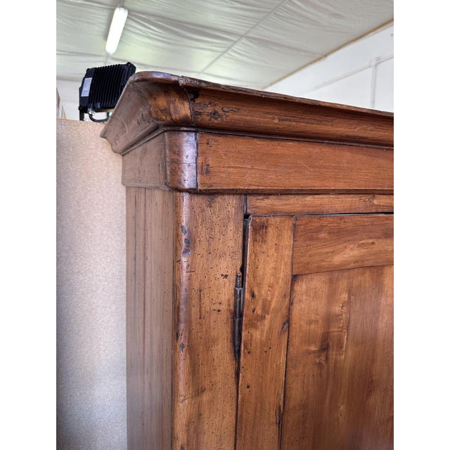 Charles X Wardrobe in Walnut For Sale - Image 13 of 17