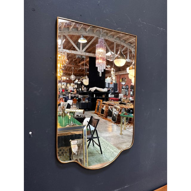 Vintage Italian Sculptural Wall Mirror 1980s For Sale - Image 4 of 7