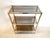 Mid-Century Modern Hollywood Regency Etagere in Smoked Glass and Gold-Tone Meta, 1970s For Sale - Image 3 of 9