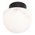 Regina Andrew Parker Alabaster Flush Mount, Oil Rubbed Bronze For Sale