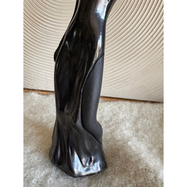 Sculpture Materials Vintage Dona Rosa of Oaxaca Barro Negro Signed Statue For Sale - Image 7 of 12