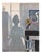 Marcel Gromaire, The Woman in Blue & Figures in the Street, 1953, Lithograph For Sale