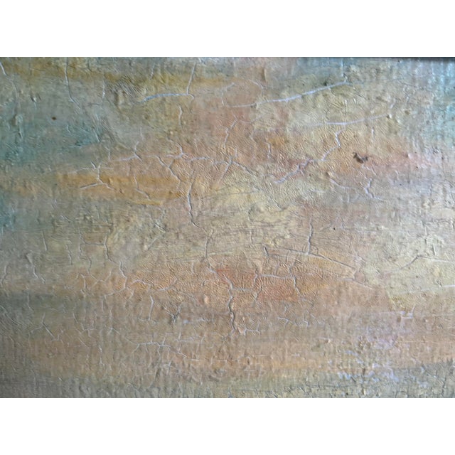 Jasmine Decker 1953 Hudson Valley Landscape Oil on Board Painting For Sale - Image 10 of 11