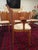 1980s A Sibau Set of 8 Post Modern Vintage Italian Sculptural Cherry Wood Dining Chairs For Sale - Image 5 of 8