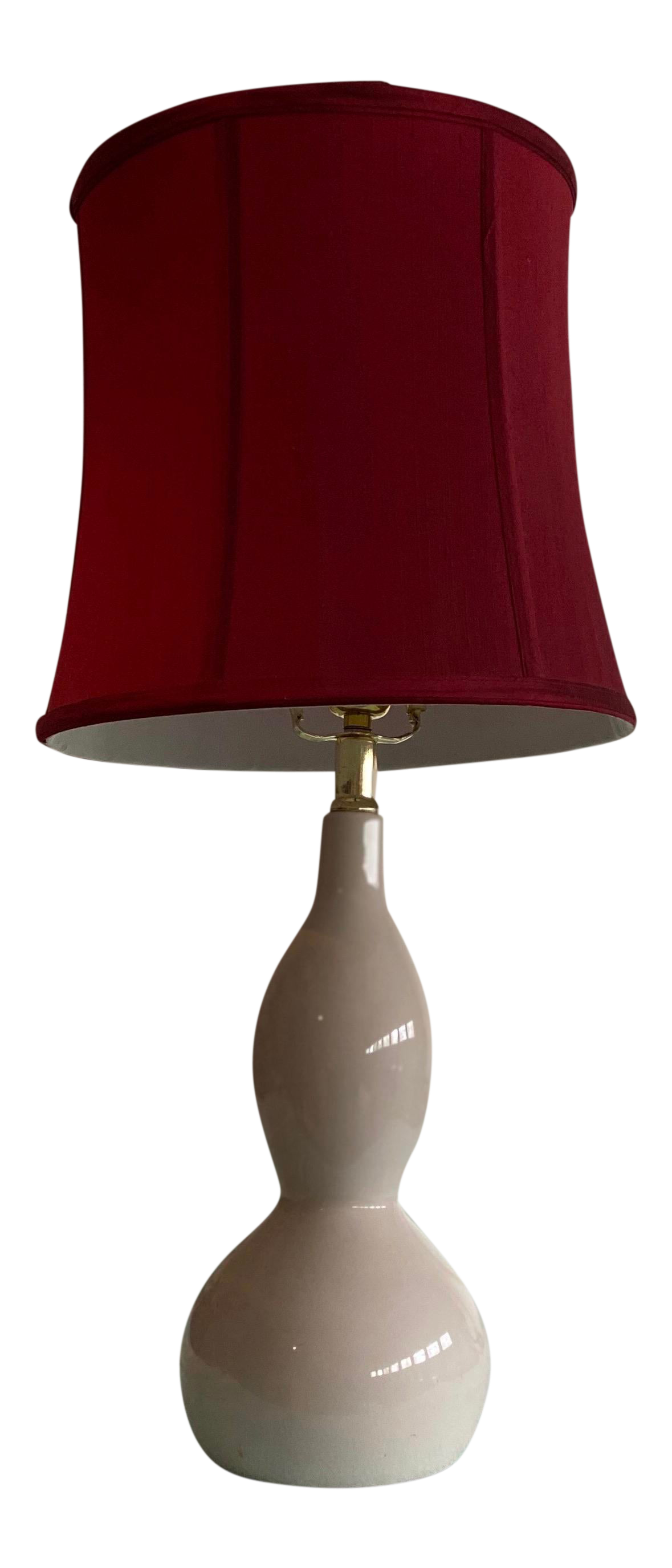 white double gourd table lamp