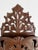 Large Antique Victorian Carved Wood Good Luck Wall Pocket Magazine Rack For Sale In Cleveland - Image 6 of 12