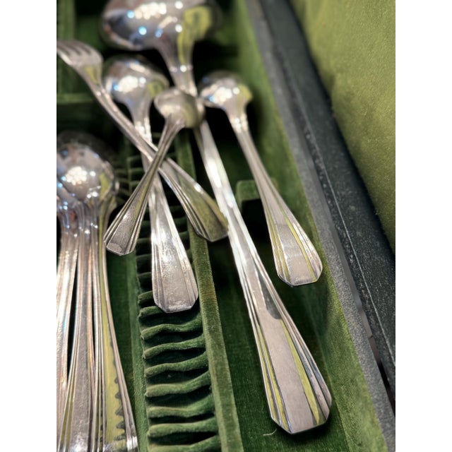 Vintage Christofle Silver Plate Cutlery - Set of 36 Piece For Sale - Image 10 of 13