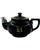 Black Vintage the 21 Club Nyc Restaurant Black Ceramic Teapot For Sale - Image 8 of 8