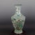 1900 - 1909 Chinese Vintage Porcelain Vase Qing Dynasty Qianlong Marked Crackle Glaze Famille Verte Porcelain Vase Hand Painted Figures Pattern For Sale - Image 5 of 7