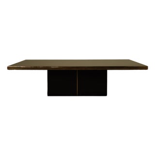 Etched Brass Coffee Table by Christian Heckscher, Belgium, 1970s For Sale