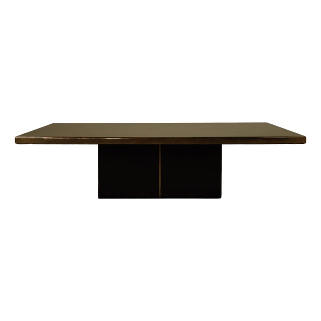 Etched Brass Coffee Table by Christian Heckscher, Belgium, 1970s For Sale