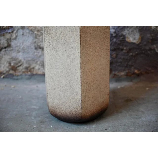 1960s Large Vase with Hexagonal Body from Scheurich, 1960s For Sale - Image 5 of 7