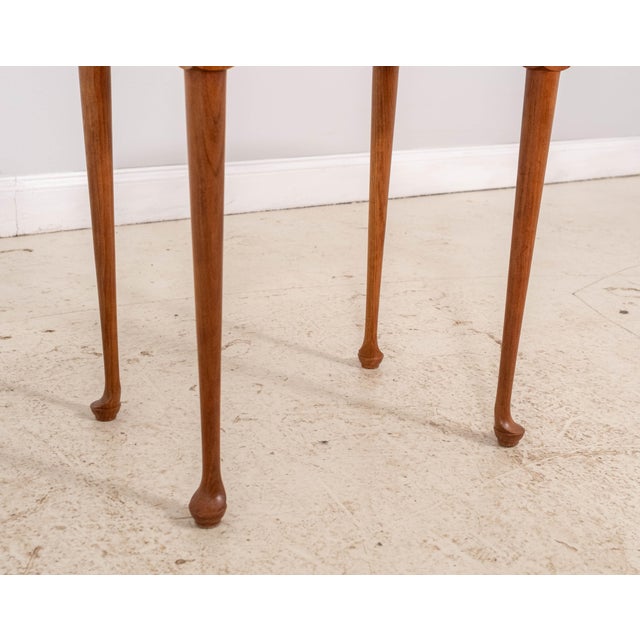 Wood Primitive Country Style Cherry Occasional Table For Sale - Image 7 of 9